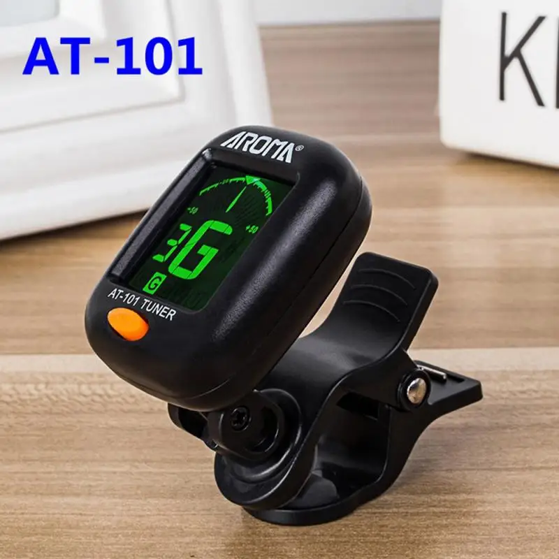 Digital Chromatic LCD Clip-On Electric Tuner for Bass Guitar Ukulele Violin Oud Guitar Parts Digital Chromatic LCD Clip-On