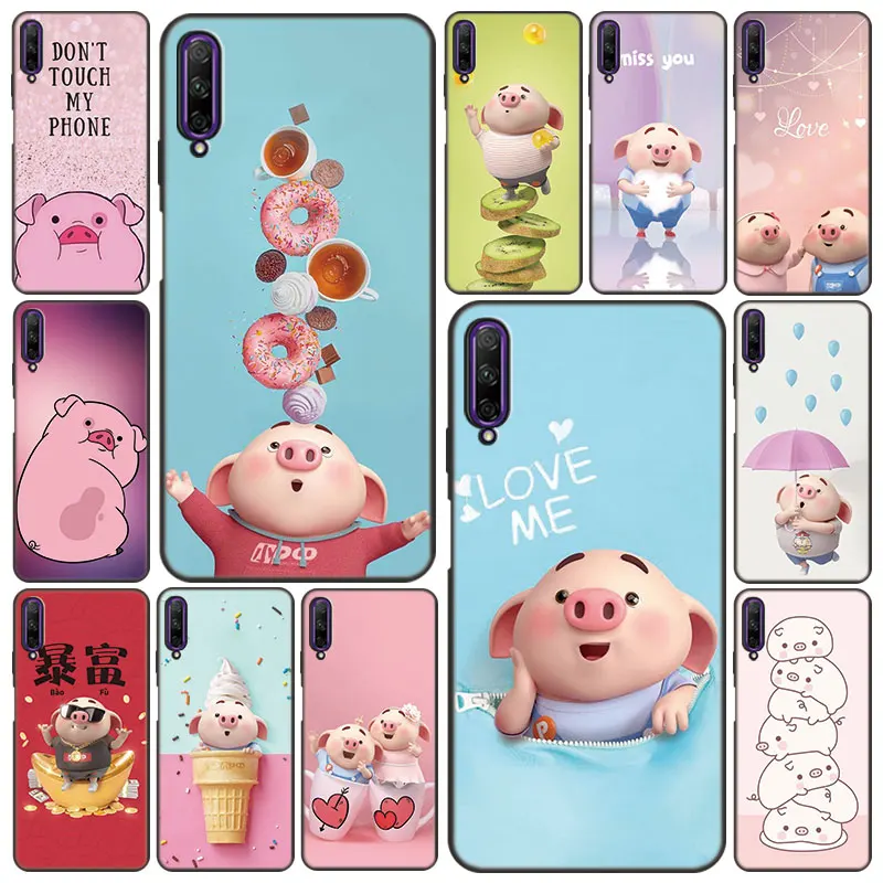 Чехол для телефона Huawei Y9A Y7A Y9S Y8S Y6S Y5P Y6P Y7P Y8P Y5 Lite Y6 Y7 2018 Y9 Prime 2019 мягкий черный -
