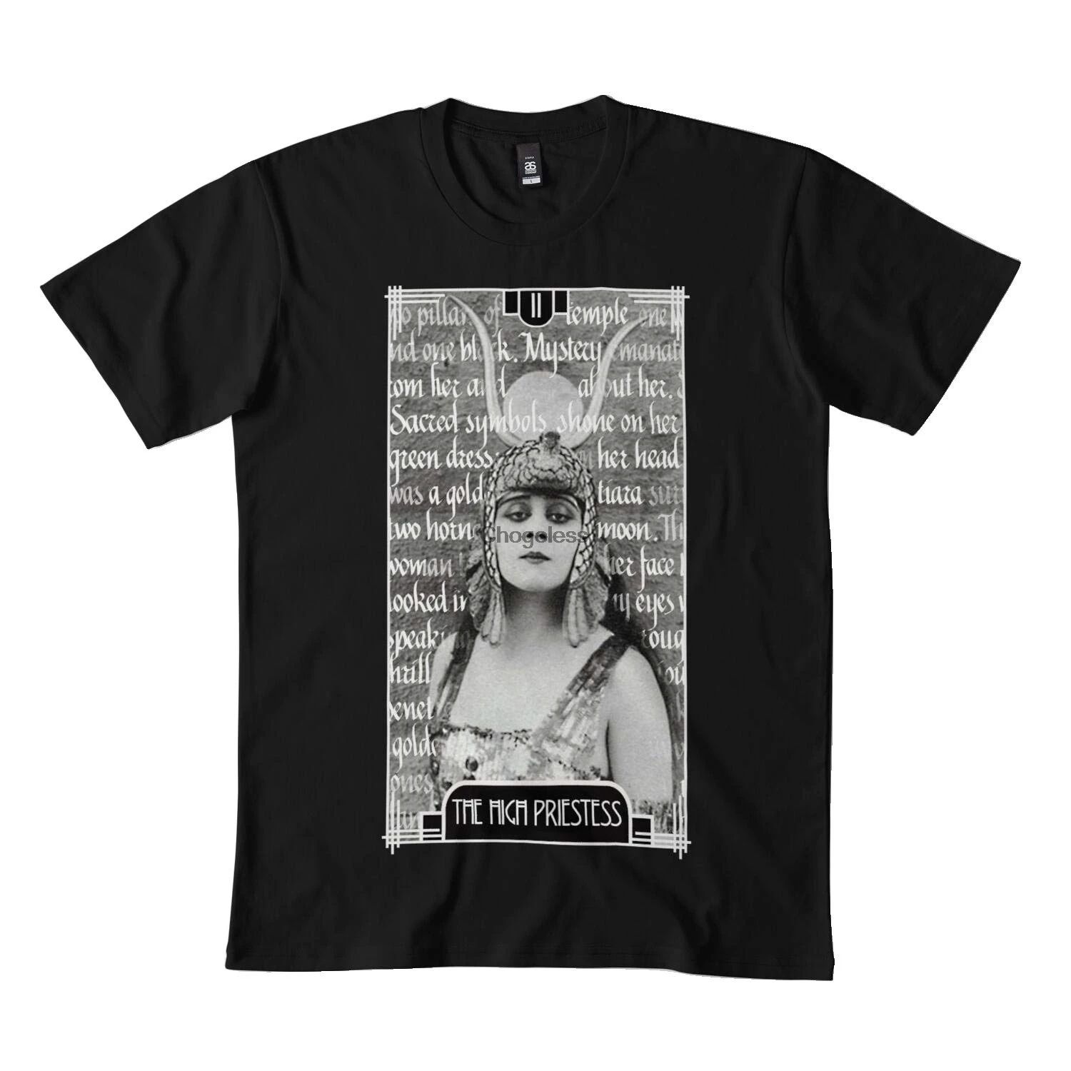 Vamp The Theda Dua Tarot High футболка жрица DMN2 Black | Мужская одежда