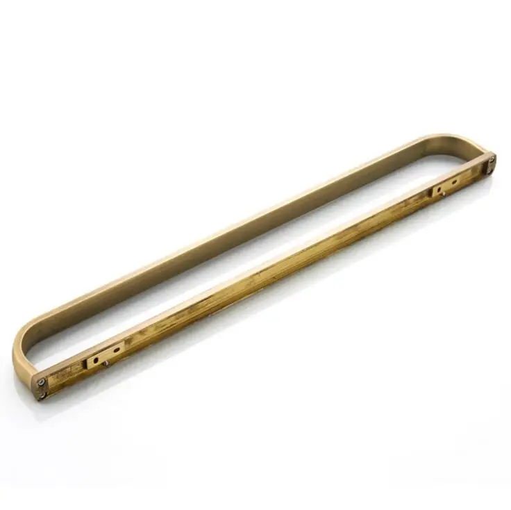 Черная отделка (60 см) один Полотенца бар держатель стеллаж для выставки товаров