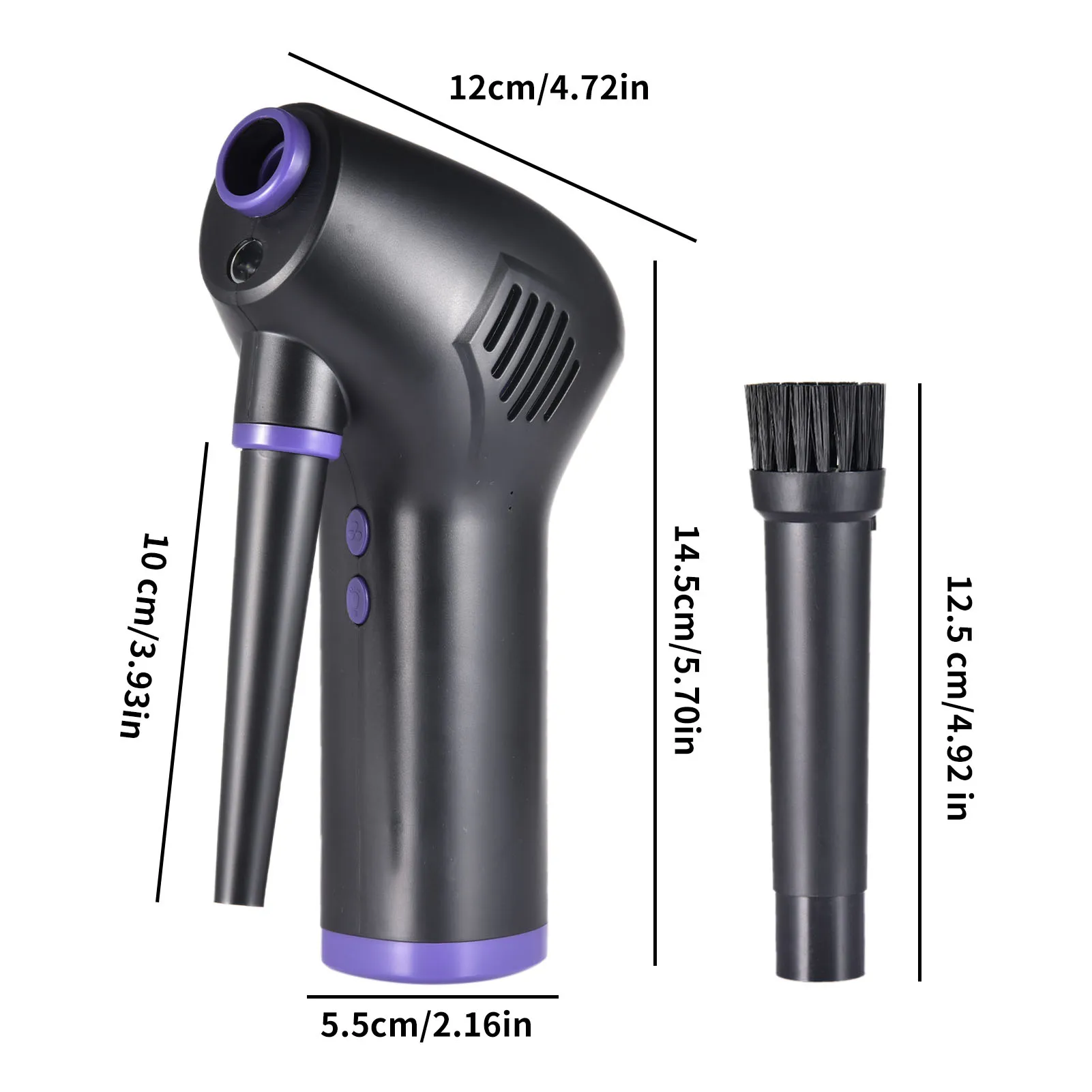 

Cordless Air Duster For Computer Cleaning, Replaces Compressed Spray Gas Cans, Rechargeable Cleaner Blower For Computer Camera