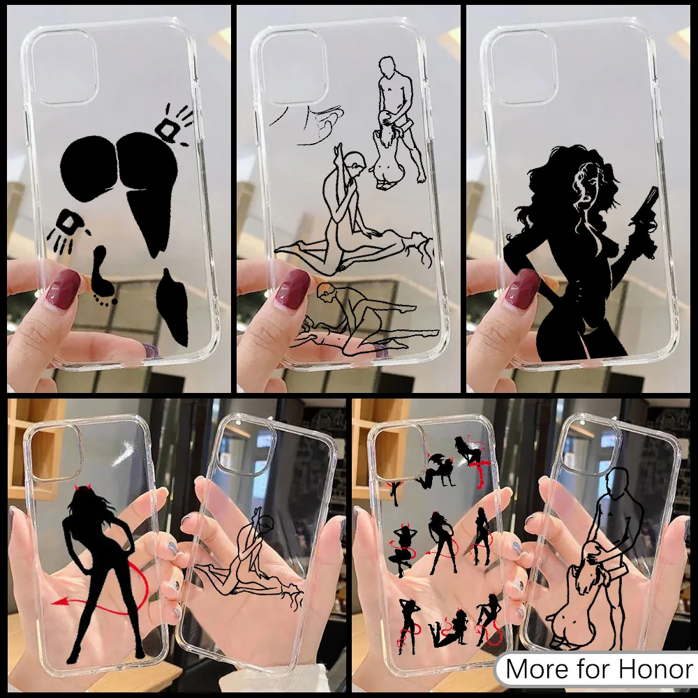 Модный художественный сексуальный телефонный чехол Ins для Huawei Honor 6 7 8 9 10 10i 20 A C X Lite