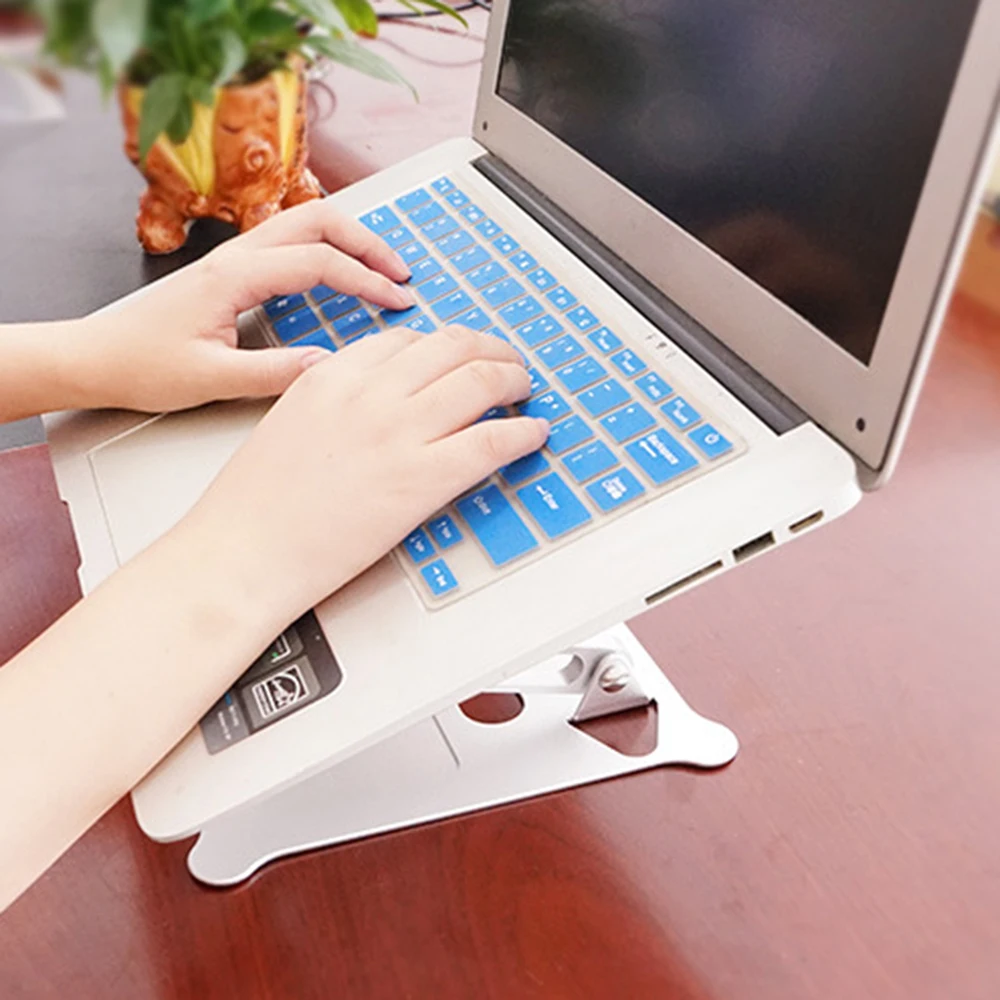 Складная Алюминиевая Подставка для ноутбука настольный держатель планшета