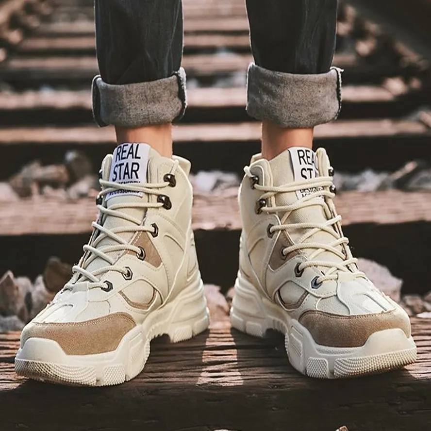 Мужские повседневные ботильоны на шнуровке черные теплые лоферы из хлопка