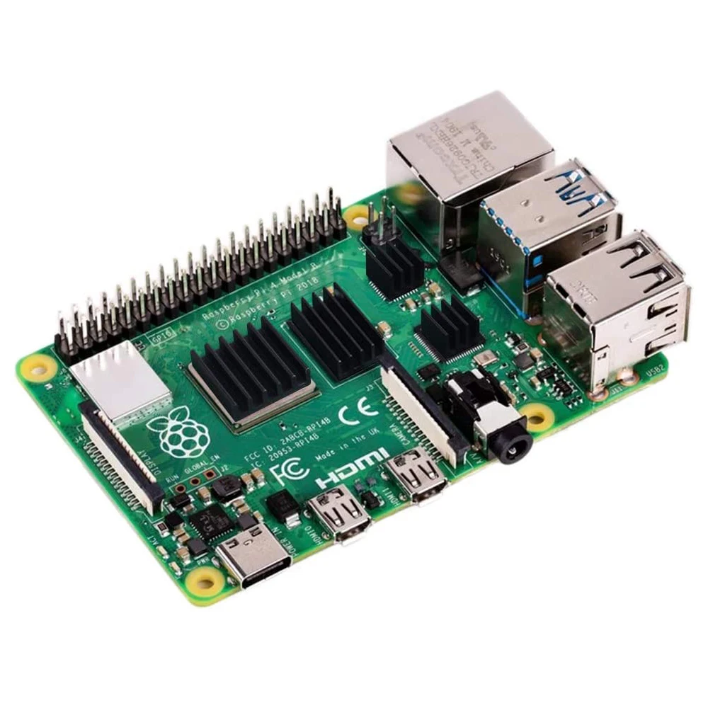 

Original Raspberry Pi 4 Model B Kit+ABS Case+Fan or 3.5 Inch Touch Screen+3A Type-C Power Supply+Heat Sink for Raspberry Pi 4 4B