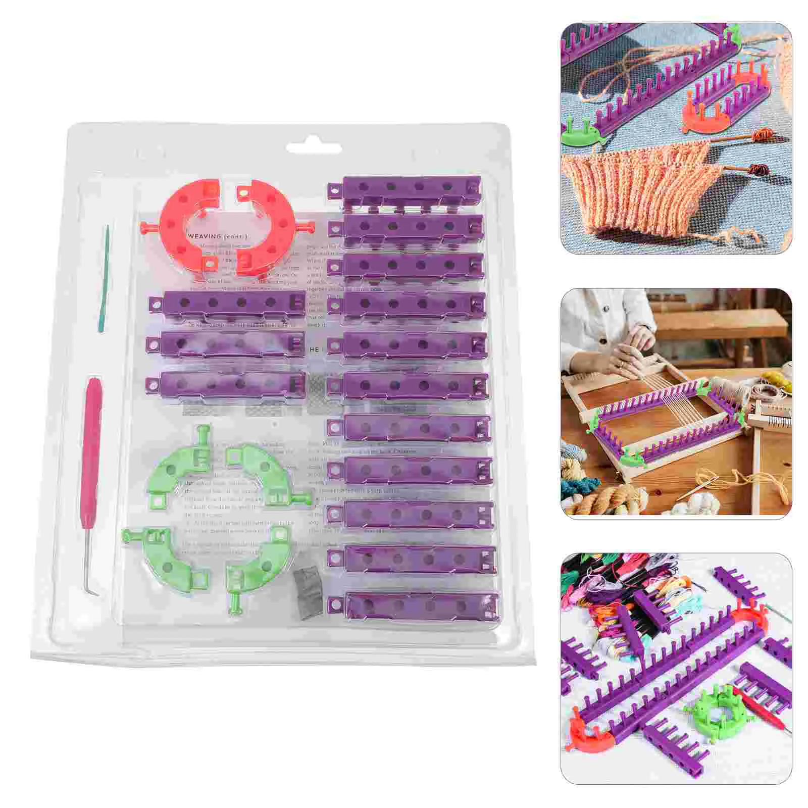 

1 Set Of Scarf Hat Knitting Loom Multiple Design Sweater Weaver Scarf Diy Knitter