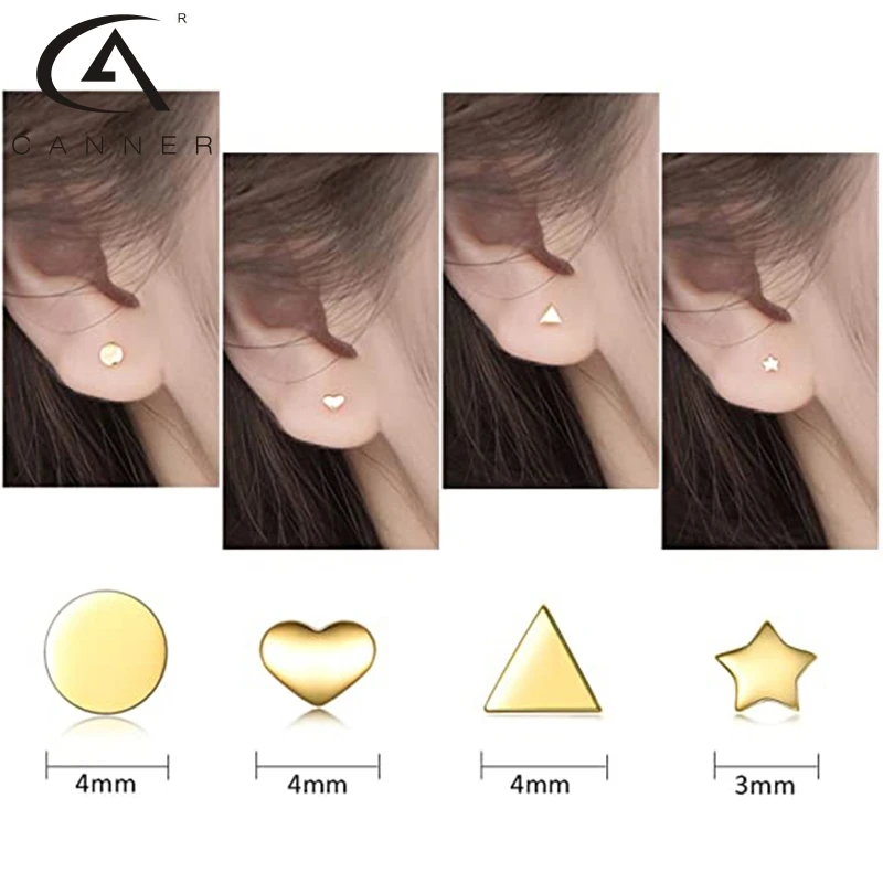 3 шт./компл. реального 925 Серебряные серьги для Для женщин небольшой циркон на