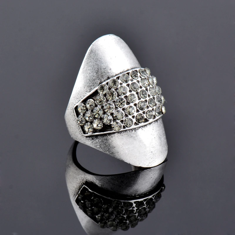 LEEKER винтажные уникальные кольца в форме шаттбола для женщин античное серебряное