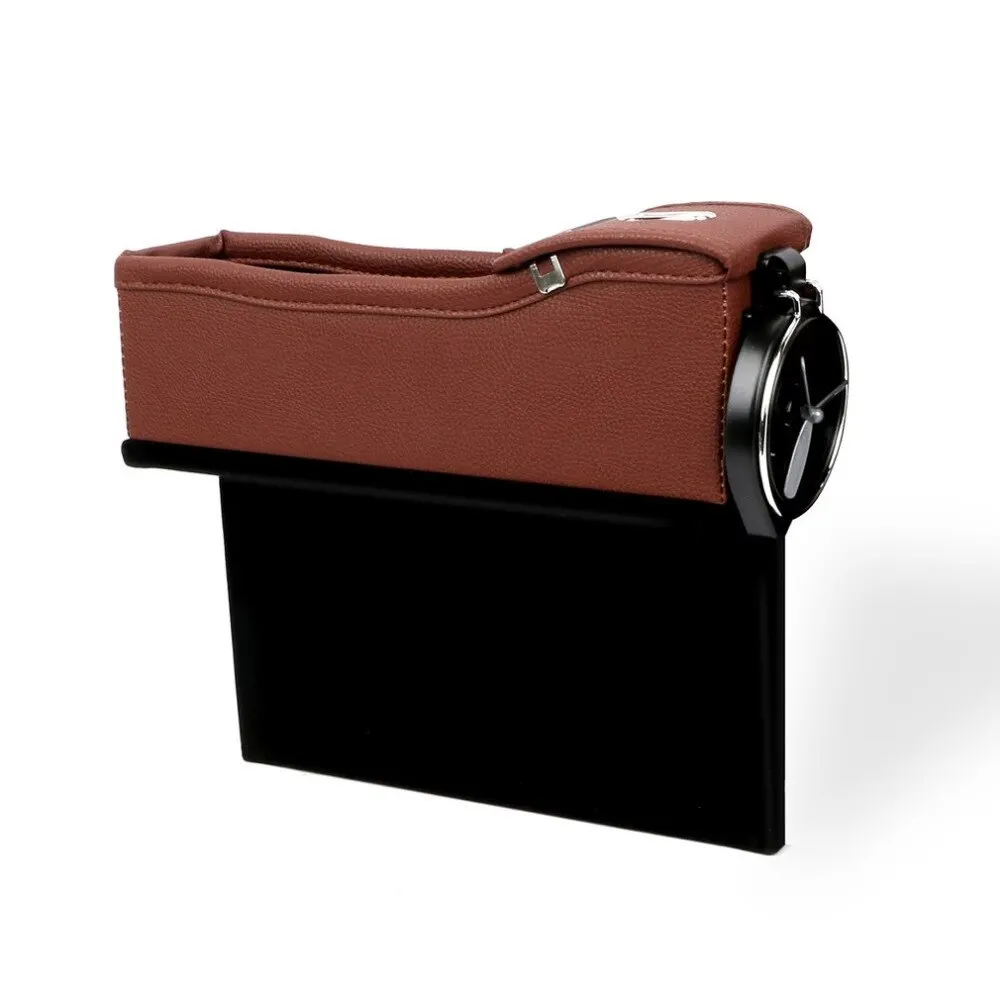 

Car Seat Crevice Storage Box Cup Drink Holder Organizer Auto Gap Pocket Tidying for Phone Card Coin Case Accessories
