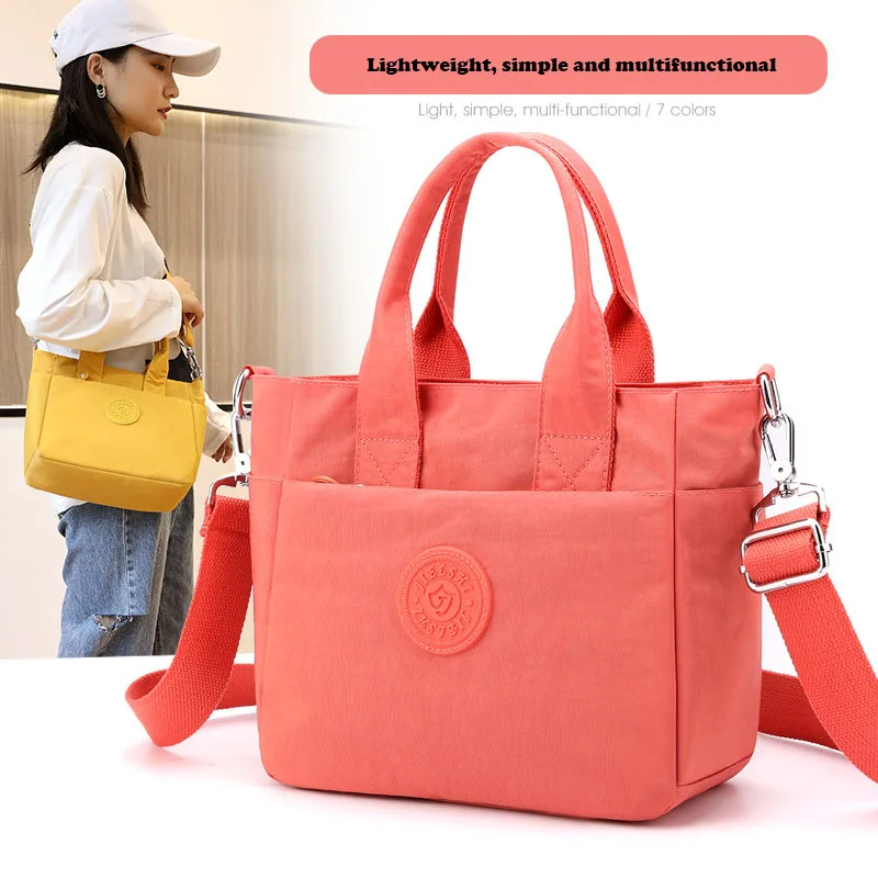 

2021 New Women's Canvas Shoulder Bag Causal Women Crossbody Bag Large Capacity Messenger Bag Pockect HandBags Middle-aged Purse