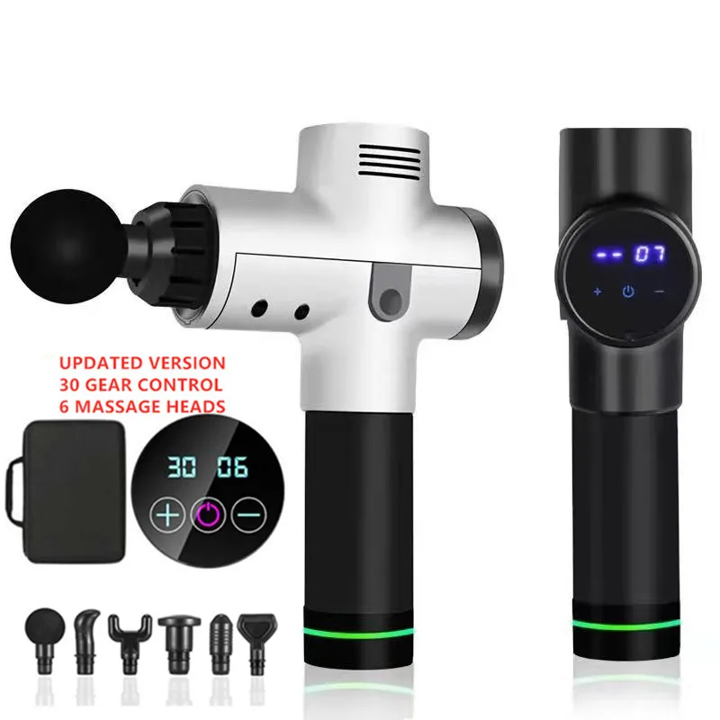 Электрический пистолет для массажа спины глубоких тканей мышечной терапии тела