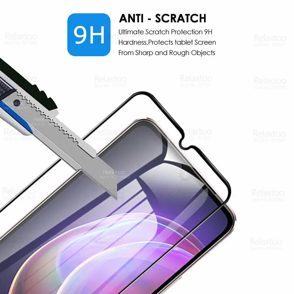 2pcs 9d full glue tempered glass for vivo v21 v20 se v17 v 21 20 17 pro y31 y30 y20 y11 screen protector cover protective film free global shipping