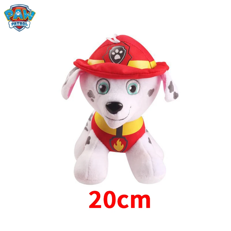 20cm 6 Щенячий патруль собака плюшевые Мультяшные милые игрушки мягкие хлопковые заполненные Короткие Плюшевые собаки погоня Marshall 6 стиль детские плюшевые игрушки куклы - Цвет: 20cm 6
