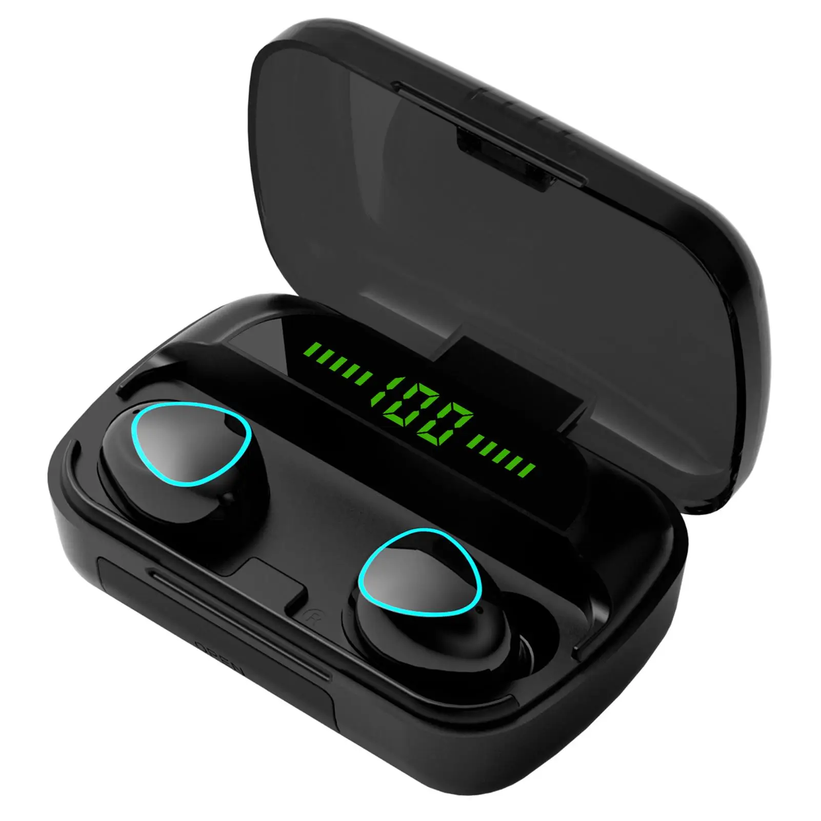 

M10 TWS Wireless Headphones Bluetooth 5.0 Earphones HIFI Stereo Earbuds Waterproof Headsets 2000mAh Charging Box