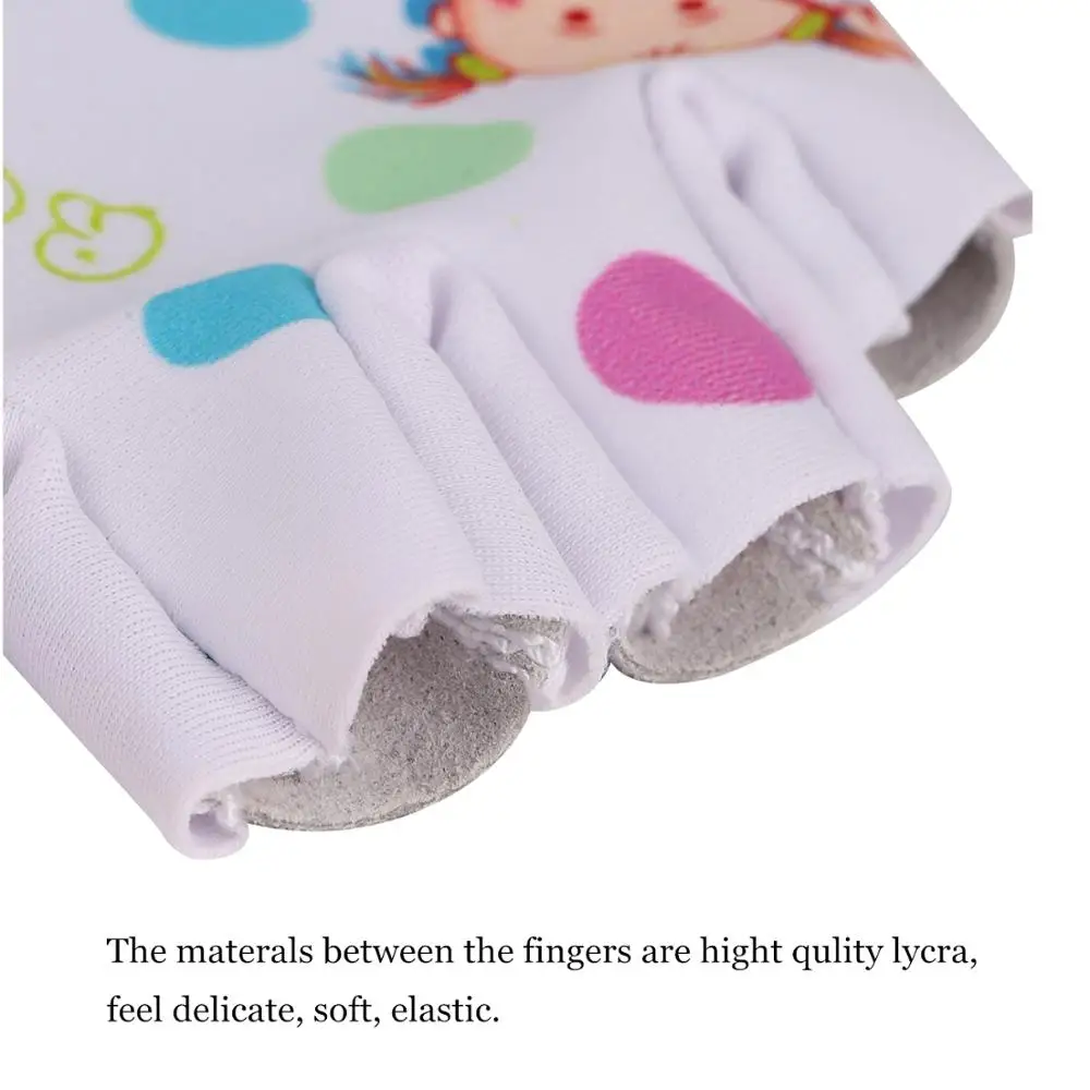 Детские полупальцевые перчатки с обезьянкой для От 1 до 10 лет мальчиков и девочек