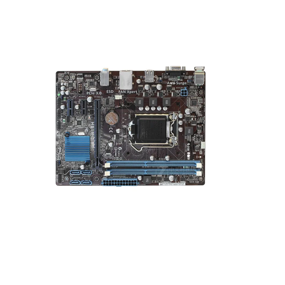 Для Asus H61M E рабочего Материнская плата H61 разъем LGA 1155 i3 i5 i7 DDR3 16G uATX UEFI BIOS