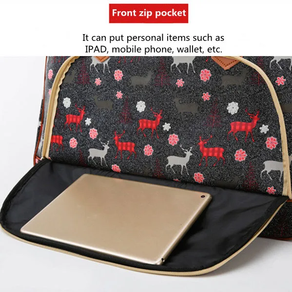 Multifunction Travel Luggage Bag Portable Weekend Overnight Clothes Ipad Umbrella Cosmetics Organize Storage Handbag Accessories