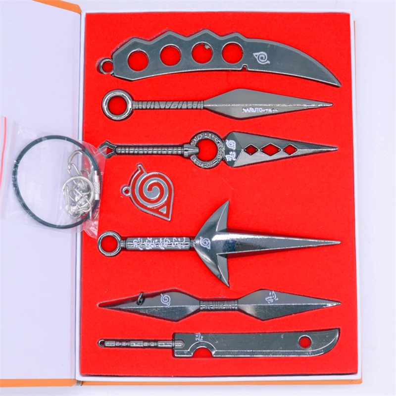 Игрушечный нож Hatake Kakashi Akatsuki Deidara Itachi Kunai Shuriken игрушка для косплея подарок