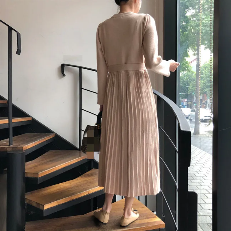 

Новое весеннее платье для девочек в богемном стиле цельное женское винтажное платье Вечерние больших размеров с длинным рукавом Женские пл...