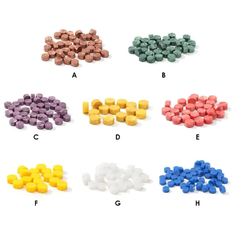 100 шт. винтажный восьмиугольный воск для запечатывания многоцелевой