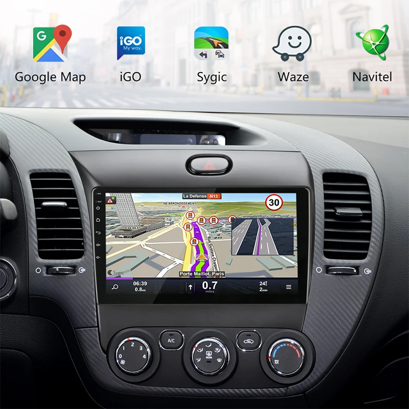 Jansite DSP 9 &quot4G Wifi автомобильное радио для KIA Cerato 3/K3 2013 2017 Авторадио Android 8 1 Hifi