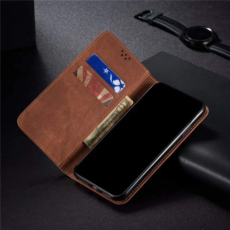 flip cover for oppo realme xt x2 x2 pro x50 pro realme 6 6 pro 5 pro q 5 5s c3 luxury denim pu leather wallet phone case free global shipping