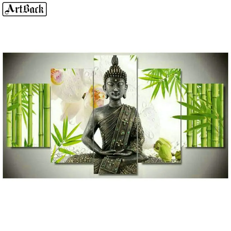 

Five spell diamond painting Buddha Cross stitch diy 5d full square & round Landscape diamond mosaic crafts embroidery religion