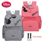 Сумка для подгузников Disney для мамы, дорожный дизайнерский рюкзак для ухода за детьми, с рисунком Микки и Минни
