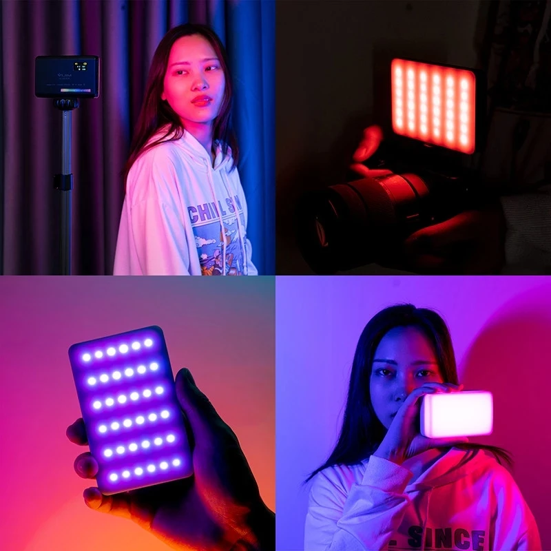 Лампа заполняющая Ulanzi VL120 RGB компактная портативная полноцветная с регулируемой