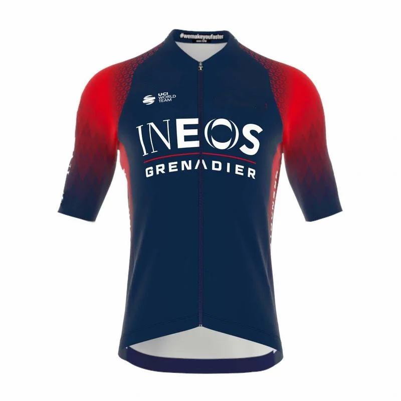 2022 г. Мужская велосипедная Джерси INEOS Grenadier Team с коротким рукавом одежда