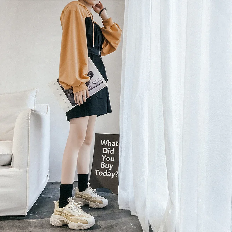 2019 детская обувь женские зимние теплые кроссовки для отдыха с хлопчатобумажными