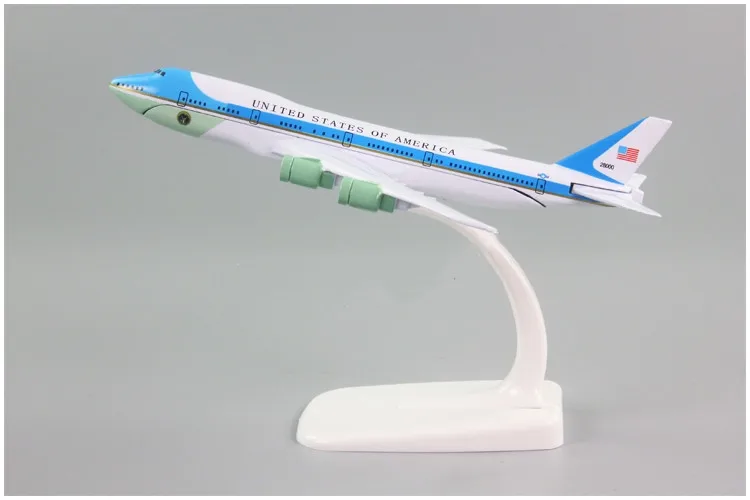 

16cm Aircraft United States Of America Air Force One Boeing 747 B747 Airlines Plane Model Alloy Metal Diecast Model Airplane