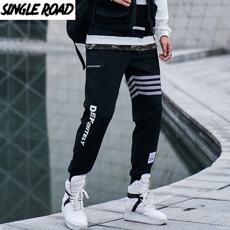 Однодорожные мужские спортивные штаны мужская мода 2020 корейский стиль джоггеры