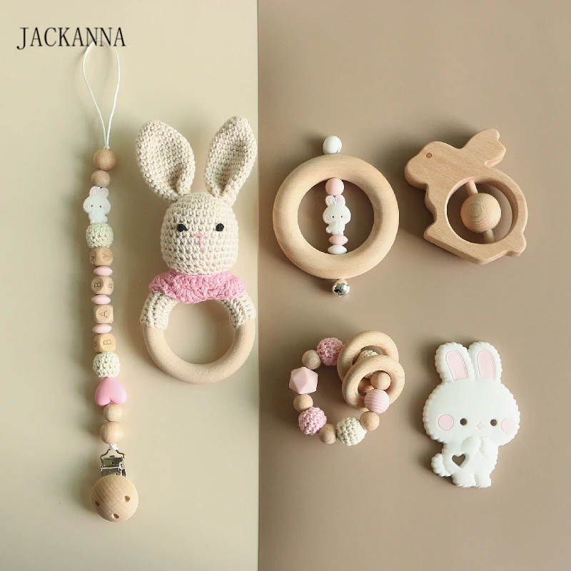 Персонализированные зажимы для соски детей браслеты прорезывания зубов