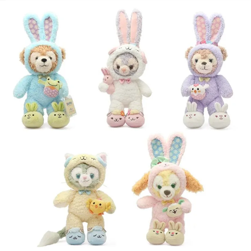 Пасхальный кролик медведи дуффи и Shelliemay Kawaii Плюшевые игрушки Stellalou Gelatoni кошка