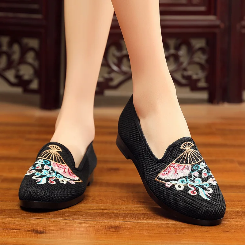 Модная женская обувь Классическая Тканевая Новинка 2020 года Обувь для мам в