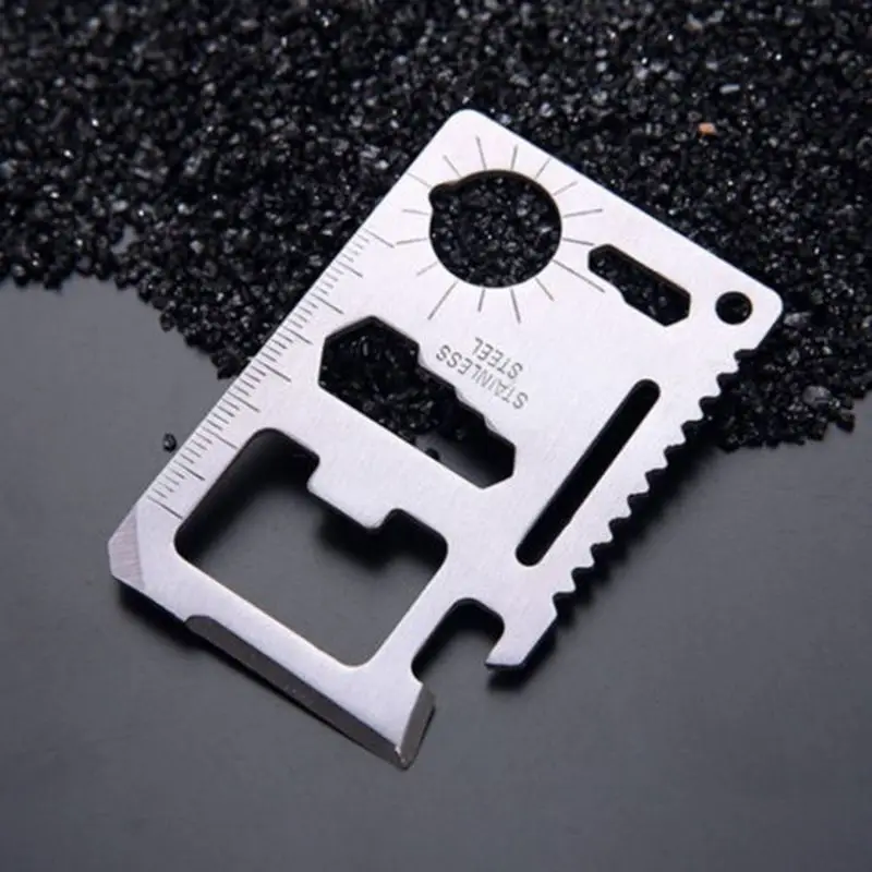 

11 Function Pocket Tool Screwdriver Universal Saber Multi-function Card Rescue Tool Wrench Card Opener
