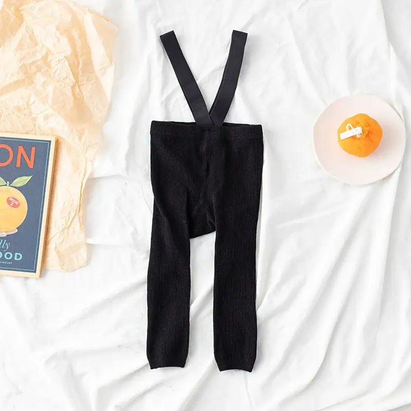 Модные детские колготки с высокой талией мягкие дышащие на подтяжках для