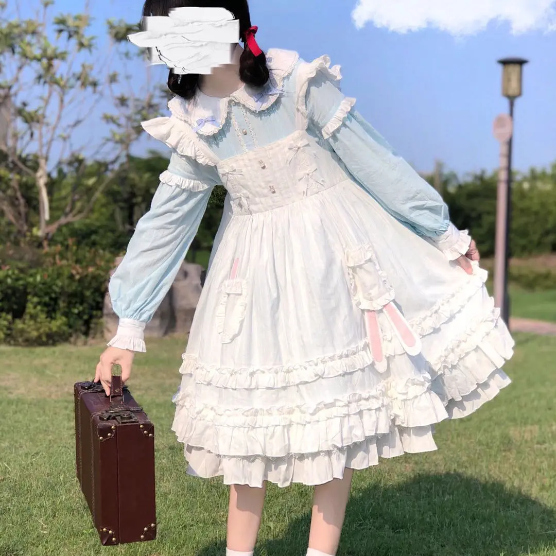 

One piece / suit Lolita skirt rabbit and Alice Lolita spring / summer dress op