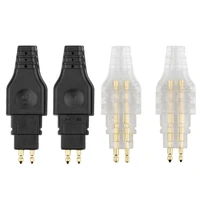 2pcs replacement mini earphone cable pin audio plug for hd580 hd600 hd650 hd25