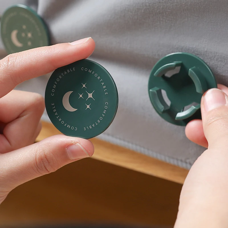 Зажимы для простыни 6 шт. держатель без иглы пластиковые Нескользящие зажимы