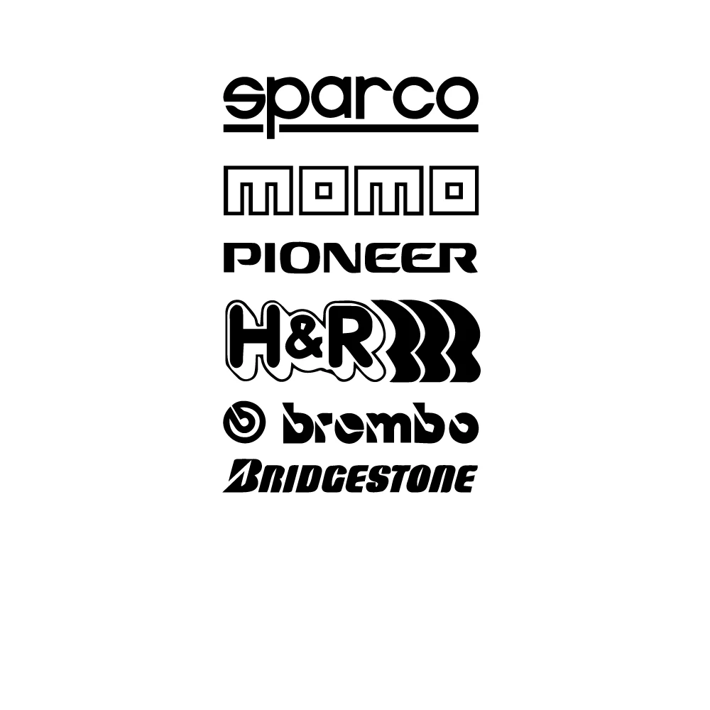 

Car Body Sparco Sticker Funny Window KK Vinyl Decals Car Styling Self Adhesive Emblem Car Stickers 21cm*13cm