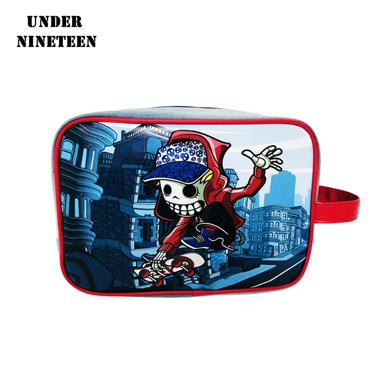 

Under Nineteen travel closet creative design hip-hop Denim fabric free shipping storage packing kit