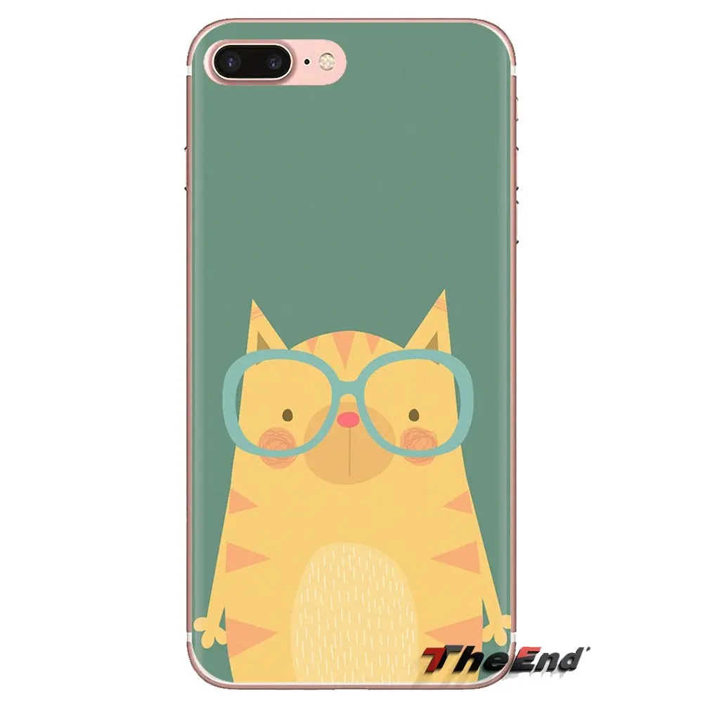 TPU Cases Covers For Huawei Nova 2 3 2i 3i Y6 Y7 Y9 Prime Pro GR3 GR5 2017 2018 2019 Y5II Y6II fashion Glasses Panda cat Giraffe |