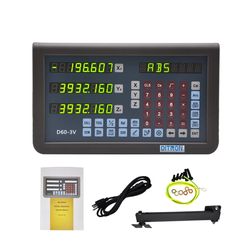 Цифровая индикация Dro 3 AXIS DRO с металлическим корпусом для токарного станка|dro|digital