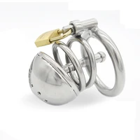 chaste bird newstainless steel male chastity device with cathetercock cagevirginity lockpenis ringpenis lockcock ring a087