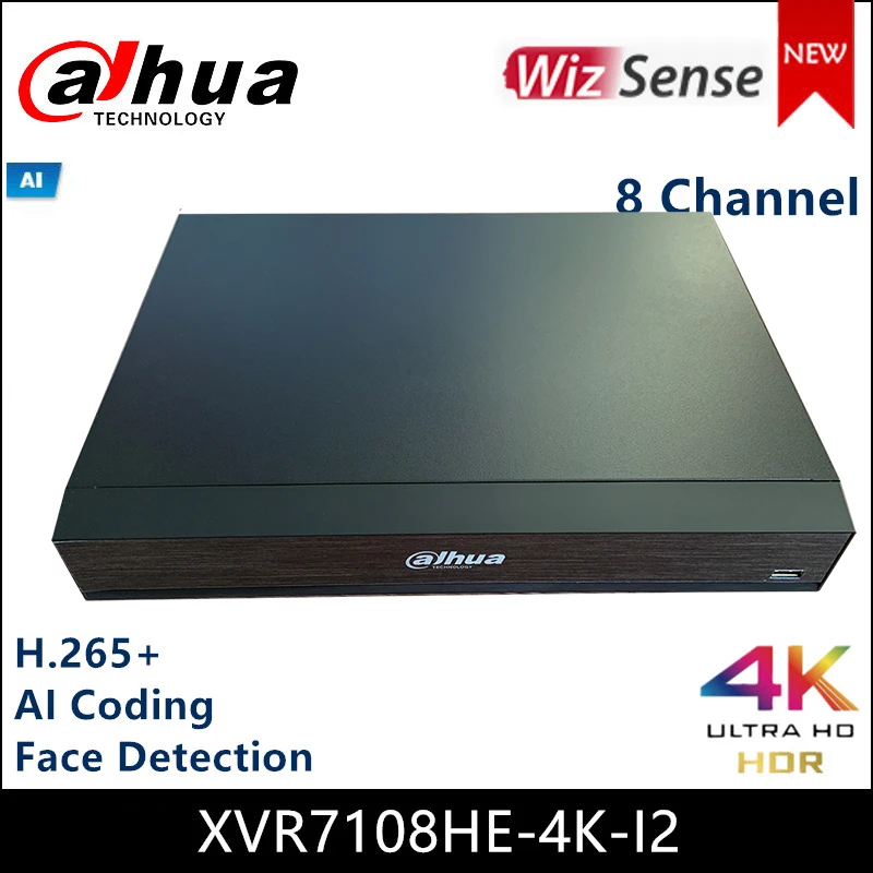 Сетевой видеорегистратор Dahua 8CH 4K мини XVR WizSense цифровое видеозаписывающее
