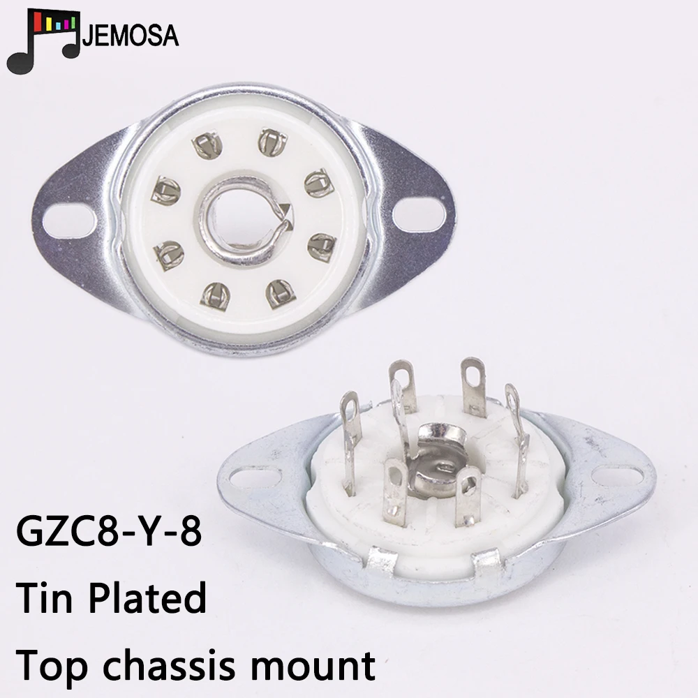 1 шт. 8Pin керамическая Трубная розетка крепление на шасси электронная трубка 4P1S 2J27
