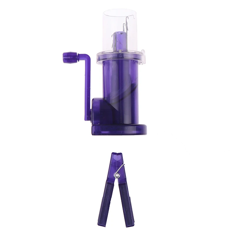 Creative Hand Knitting Machine Embellish Loom Plastic Spool Knitter Wool Winder Craft Bracelet Weave Tool |