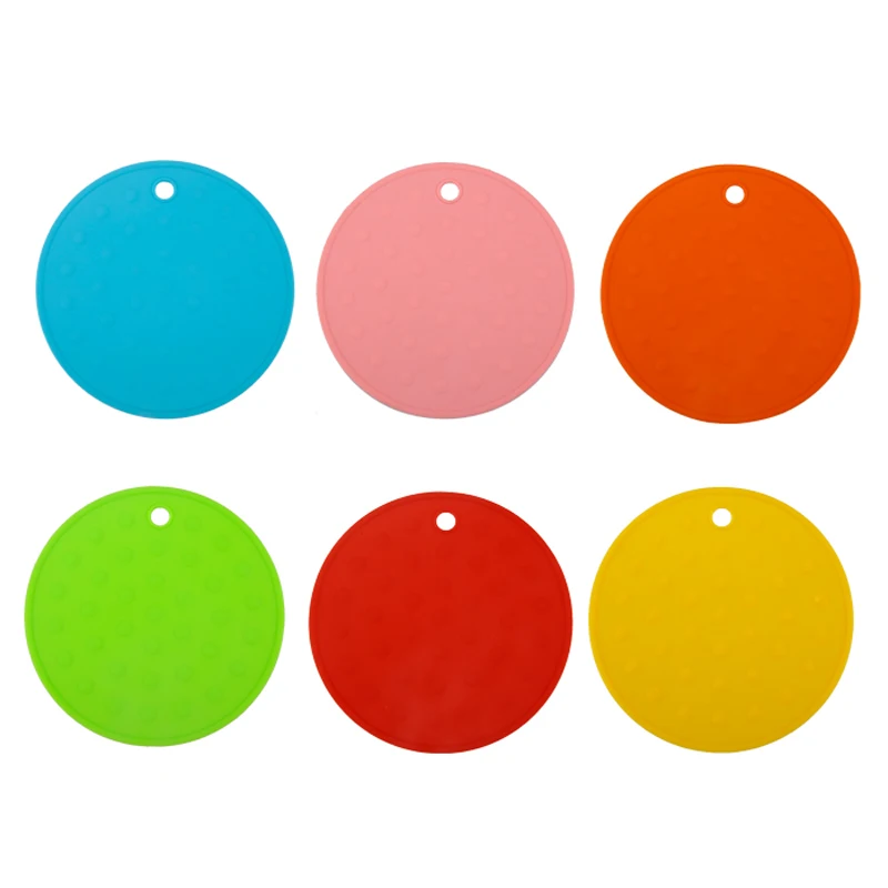 Горячая подставка круглая искусственная Нескользящая изоляция коврик для чашки